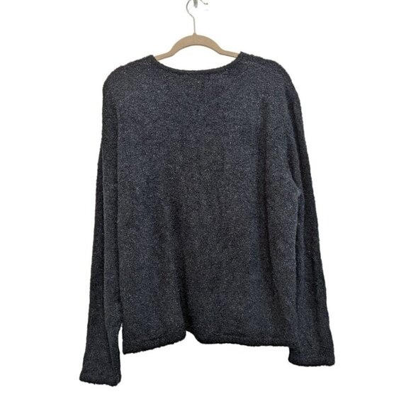 Vintage Maggie McNaughton Black Sparkle Sweater Womens Size 2X - Picture 3 of 4